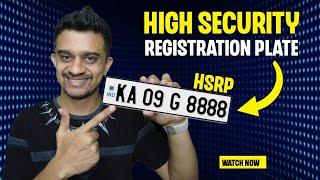 How to get HSRP number plate for your car? High Security Registration Plate  Detailed Guide