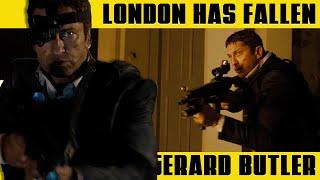 GERARD BUTLER Storming HQ  LONDON HAS FALLEN 2016