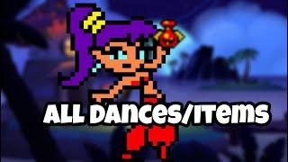Shantae GBC All DancesItems