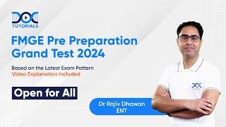 𝗙𝗠𝗚𝗘 𝗣𝗿𝗲 𝗣𝗿𝗲𝗽𝗮𝗿𝗮𝘁𝗶𝗼𝗻 𝗚𝗿𝗮𝗻𝗱 𝗧𝗲𝘀𝘁 𝘄𝗶𝘁𝗵 𝗩𝗶𝗱𝗲𝗼 𝗘𝘅𝗽𝗹𝗮𝗻𝗮𝘁𝗶𝗼𝗻  𝗢𝗽𝗲𝗻 𝗳𝗼𝗿 𝗔𝗹𝗹  𝗗𝗼𝗰𝗧𝘂𝘁𝗼𝗿𝗶𝗮𝗹𝘀