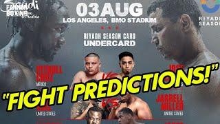 PREDICTIONS  TERENCE CRAWFORD VS MADRIMOV & UNDERCARD FIGHT CARD PREDICTION  PBC SPEAKS OUT