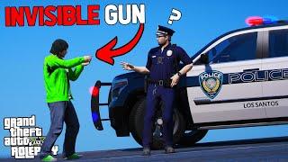 USING AN INVISIBLE GUN TO TROLL COPS - GTA RP