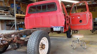 1968 FORD F250 Restoration - Metal Work Begins