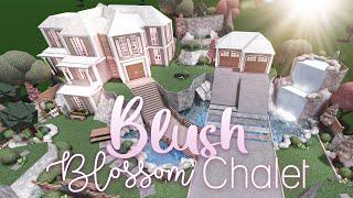 Roblox  Bloxburg Blush Blossom Chalet  House Build