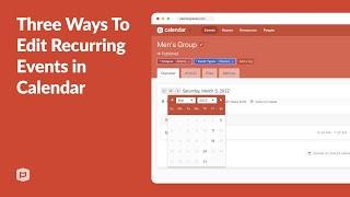 Three Ways to Edit Recurring Events in Planning Center Calendar