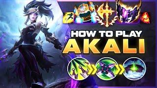 HOW TO PLAY AKALI SEASON 13  BEST Build & Runes  Season 13 Akali guide  League of Legends