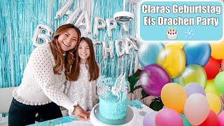 Claras 11. Geburtstag  Eisdrachen Party & Torte backen Geschenke auspacken Ice Dragon Mamiseelen