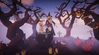 Haunted Forest  Minecraft Halloween Build Timelapse