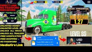 Truck Simulator Pro USA Mod Apk 1.27 Unlimited Money Gems And Max Level