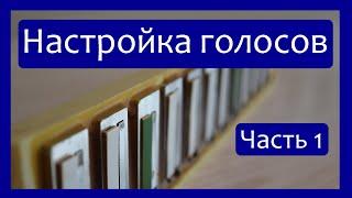 Настройка голосов Баяна Аккордеона Гармони  Часть1