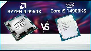 AMD vs Intel Ultimate Showdown of Ryzen 9 9950X and Core i9 14900KS