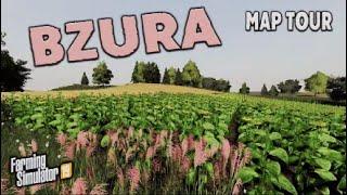 “BZURA” FS19 MAP TOUR  NEW MOD MAP Farming Simulator 19 Review.