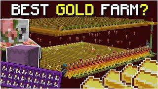 Best Gold Farm in Minecraft? - Minecraft Java Edition Gold Farm Tutorial