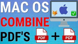 Mac How To Combine Multiple PDFs Into One