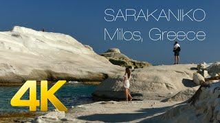 Sarakiniko Milos with primeguides.net 4K 60 second guide