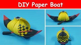 How to Make a Beautiful Paper Boat  DIY Origami Paper Boat