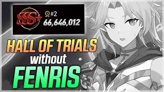 HALL OF TRIALS HARSETTI without FENRIS 66m points - Epic Seven