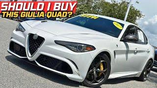 Car Shopping This 2017 Alfa Romeo Giulia Quadrifoglio But Is It TOO Used?