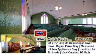 Church For Sale In Maine  House Of Worship Or Home For Sale MOOERS REALTY #8947