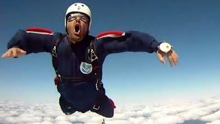 THE OH FACE Skydiver Kicked In The Junk At High Speed