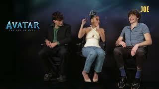 The stars of Avatar The Way Of Water talk James Cameron underwater acting & more