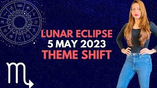 LUNAR ECLIPSE 5 May 2023 - Western & Vedic Astrology