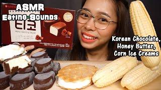 ASMR Es Krim Cokelat&Jagung HITZZ Korea Tico&Corn Ice Cream  Crunchy Eating Sounds  No Talking