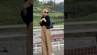 OOTD jalan sama ayang versi celana kulot linen