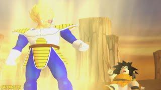 Vegeta Goes Super Saiyan in Saiyan Saga  Dragon Ball Z Budokai