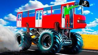 I BUILT A MONSTER TRUCK BUS The Long Drive