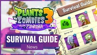 Plants vs Zombies 3 Pick-A-Plant Update Survival Guide & Concept Art News  PvZ 3 Dev Log