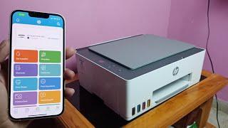 How To Connect Hp Smart Tank 580 Printer With Mobile - iPhone  How To Connect  Hp580 With Hp Smart