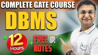 Data Base Management System  DBMS in one shot  Complete GATE Course  Hindi #withsanchitsir