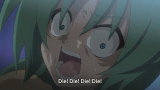 Higurashi no naku koro ni - Shion stabs Keiichi then falls