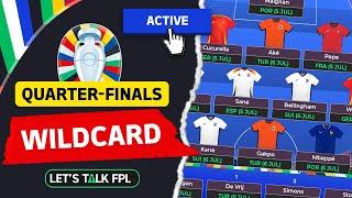 WILDCARD DRAFT  QUARTER FINALS  EURO 2024 fantasy Tips