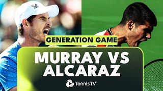 GENERATION GAME Carlos Alcaraz vs Andy Murray  Indian Wells 2021 Extended Highlights