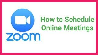 How to schedule a zoom meeting? Quick Guide