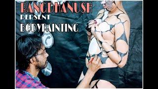 A Robotic Mobile Psycho  Body Painting  Body Painting  Rang Dhanush World