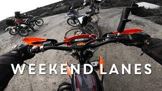 Weekend lanes on the KTM