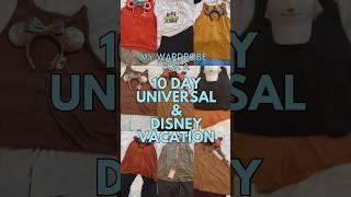 Universal and Disney Park Outfits #gingermmt #marvelousmousetravels #familyvacation