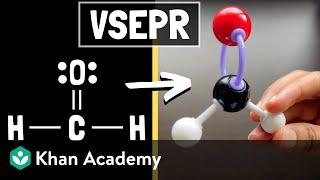 Molecular geometry VSEPR theory  Chemistry  Khan Academy