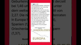 Kinderloses EUROPA