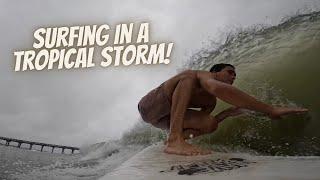 Surfing Tropical Storm Debby Along the Georgia Coast