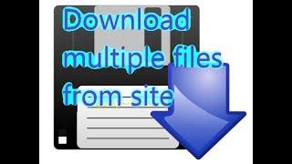 download multiple files fast from a siteurl no programming needed