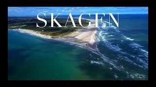 SKAGEN Denmark - where the Baltic meets the North Sea drone 4K