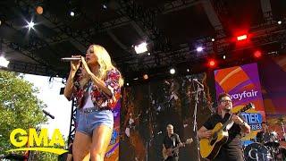 Carrie Underwood performs Before He Cheats on GMA