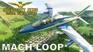 Aermacchi MB-339 - IndiaFoxtEcho  Mach Loop Run  Full Flight Review  Microsoft Flight Simulator