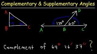 Complementary and Supplementary Angles