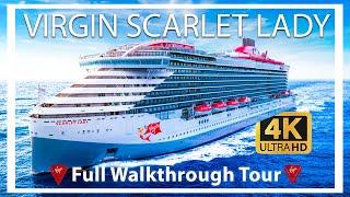 Virgin Voyages Scarlet Lady  Full Walkthrough Ship Tour & Review  Adults Only  Ultra HD