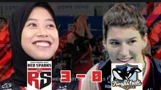 MEGAWATI HANGESTRI DUET VANJA BUKILIC full match red spark vs king whale taipe